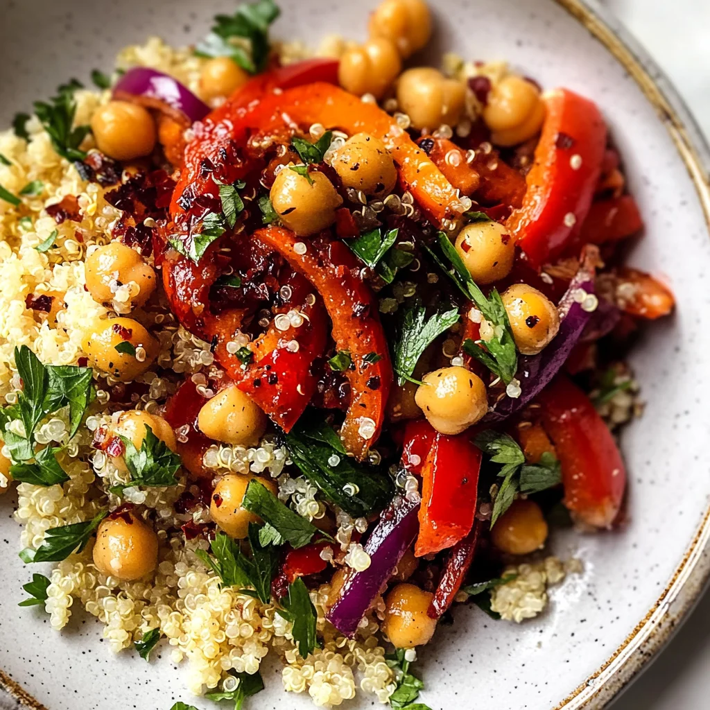 Roasted Red Pepper Salad