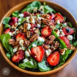 Spinach Strawberry Salad with Pecans