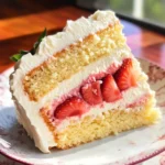 Strawberry Mascarpone Cake