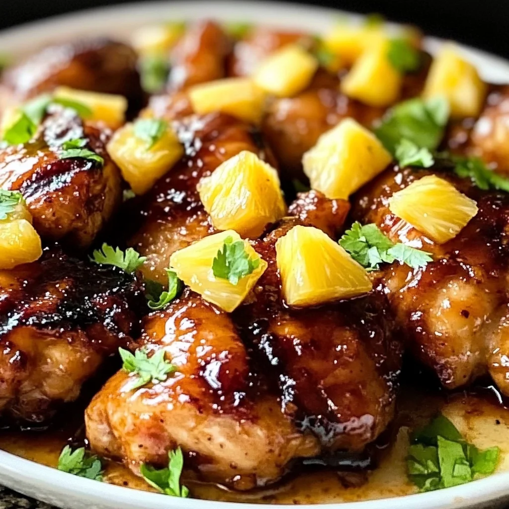 brown sugar pineapple chicken