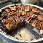 Black Bottom Bourbon Pecan Pie