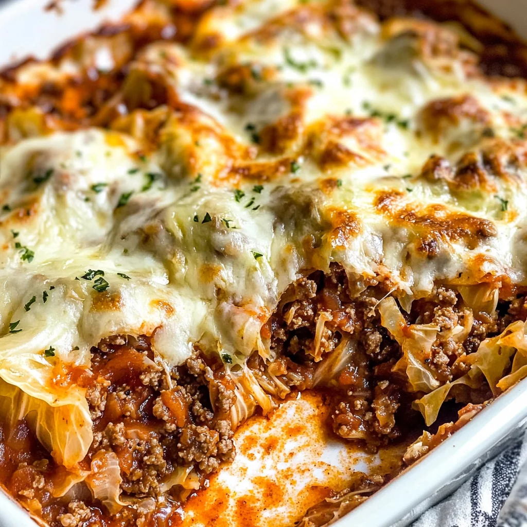 Cabbage Roll Casserole (Healthy Comfort Food)