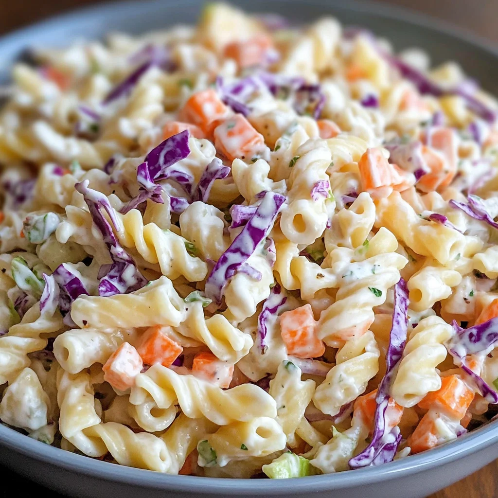 Coleslaw Pasta Salad