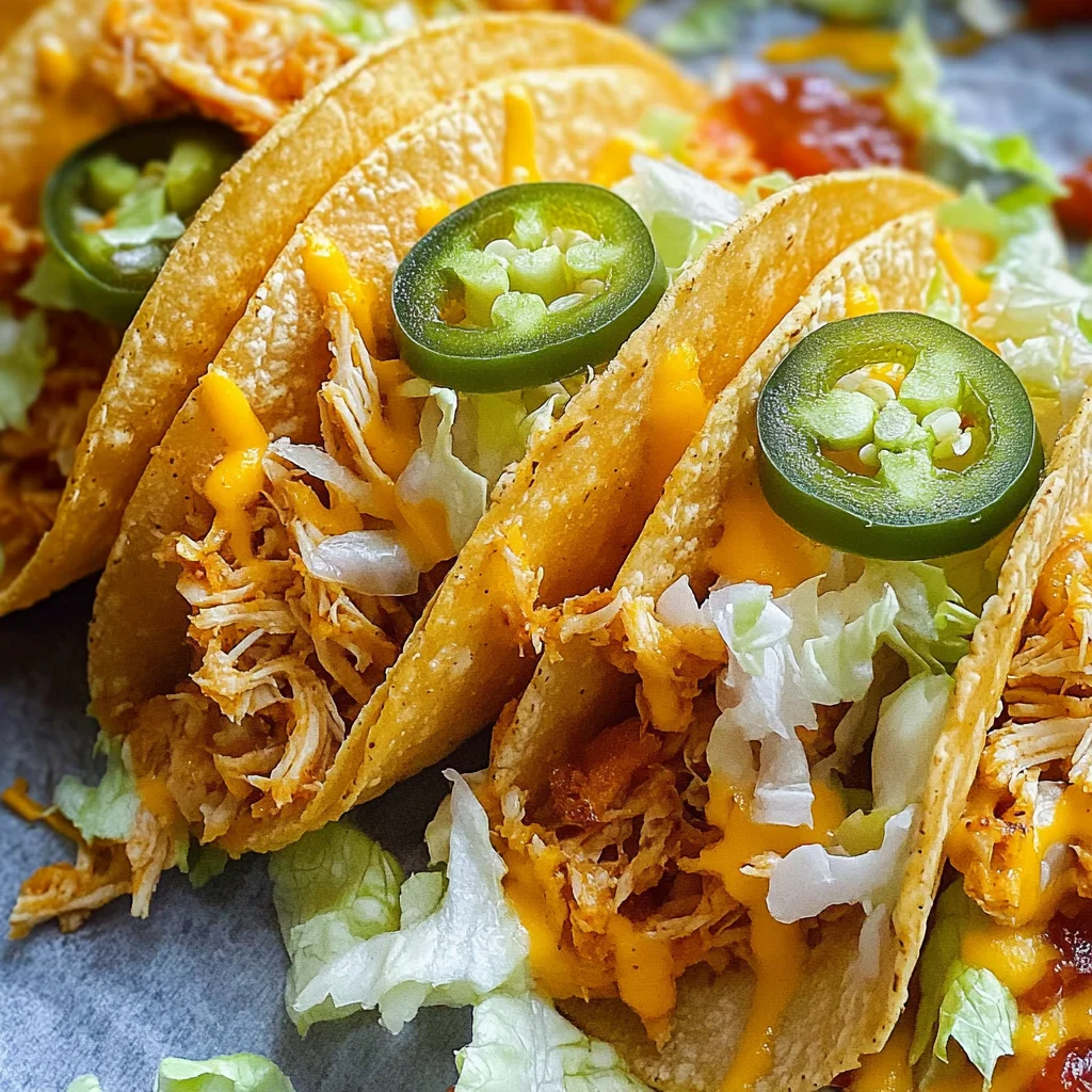 Crispy Chicken Tacos Recipe