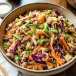 Easy Inside Out Egg Roll in a Bowl Recipe
