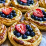 Fruit and Cream Cheese Danish Pastry