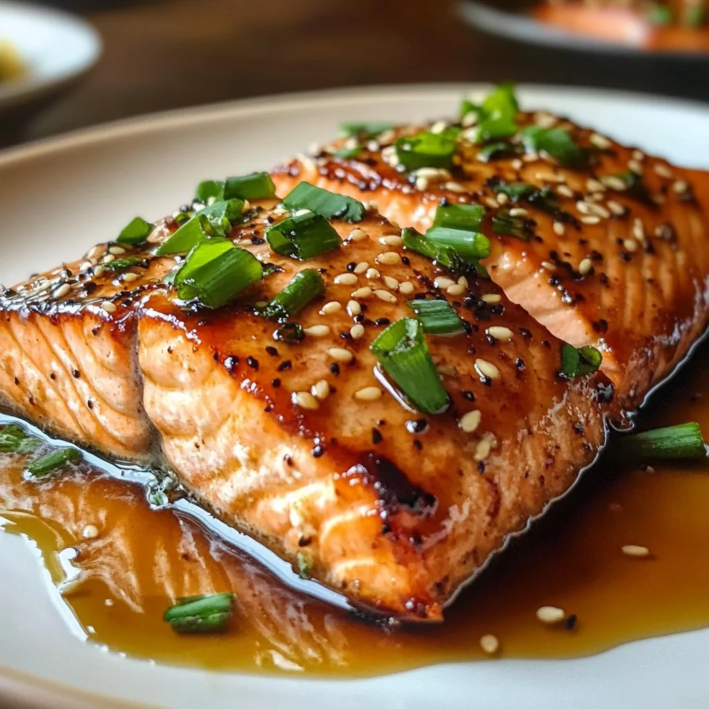Healthy Sesame Ginger Salmon