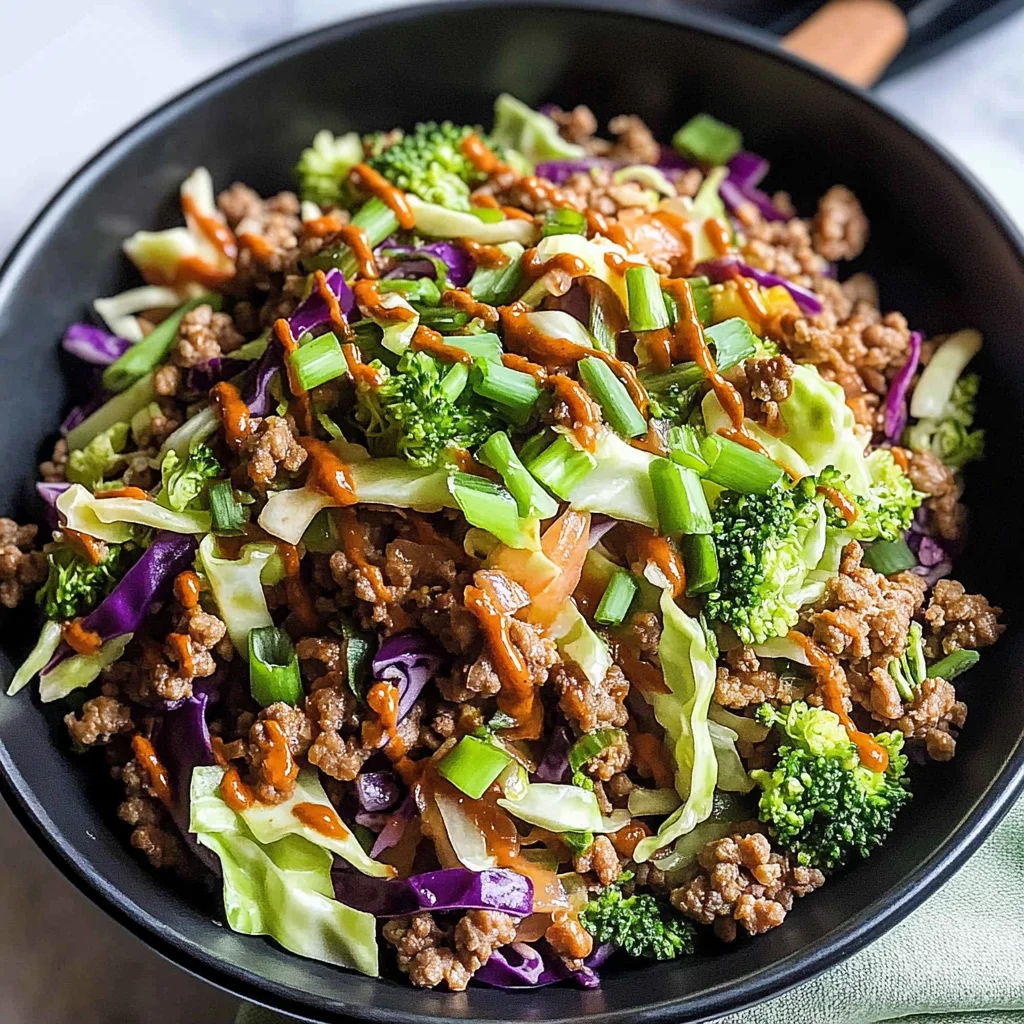 High Protein Egg Roll In A Bowl