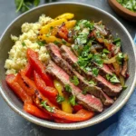 High Protein Steak Fajita Bowl