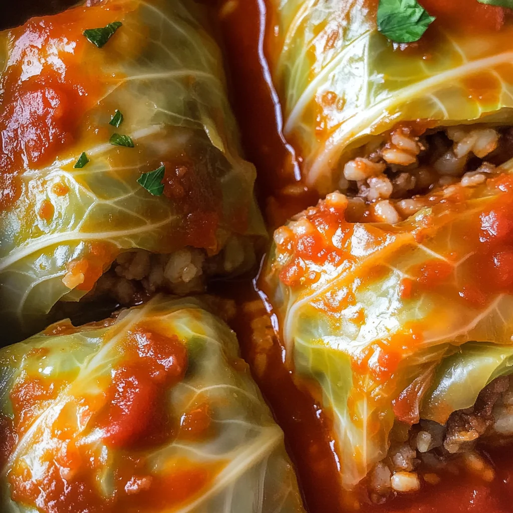 Polish Cabbage Rolls (baked in the oven)