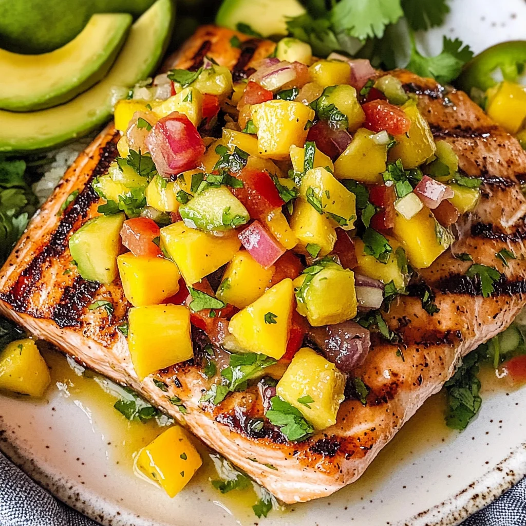 Salmon with Mango Salsa