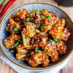 Sticky Sesame Cauliflower