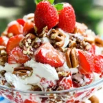 Strawberry Pecan Pretzel Salad