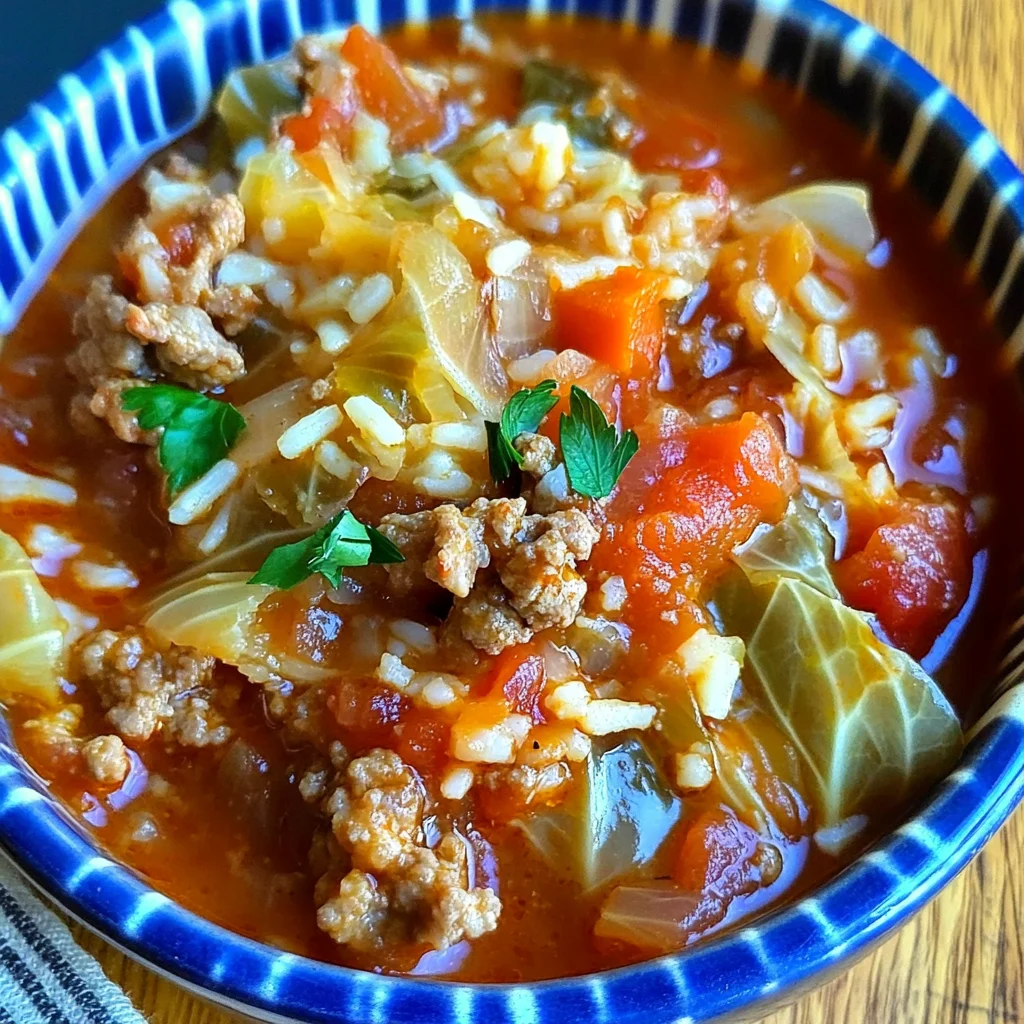Stuffed Cabbage Soup