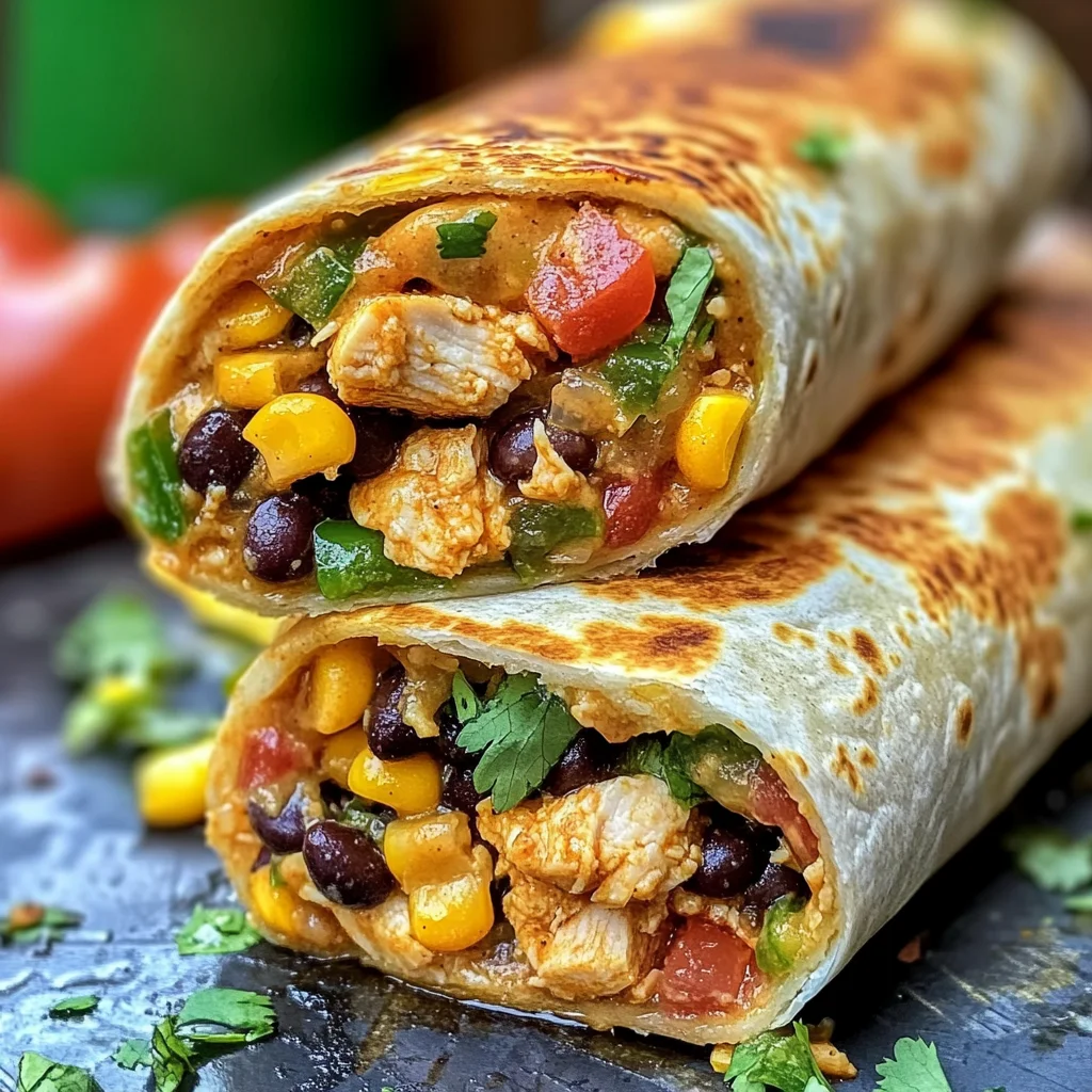 Blackstone Pollo Asado Loaded Chicken Burritos