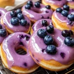 Blueberry Cake Donuts