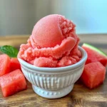 Easy Watermelon Sorbet