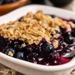 Gluten Free Blueberry Crisp
