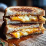 Honey Peach & White Cheddar Grilled Cheese