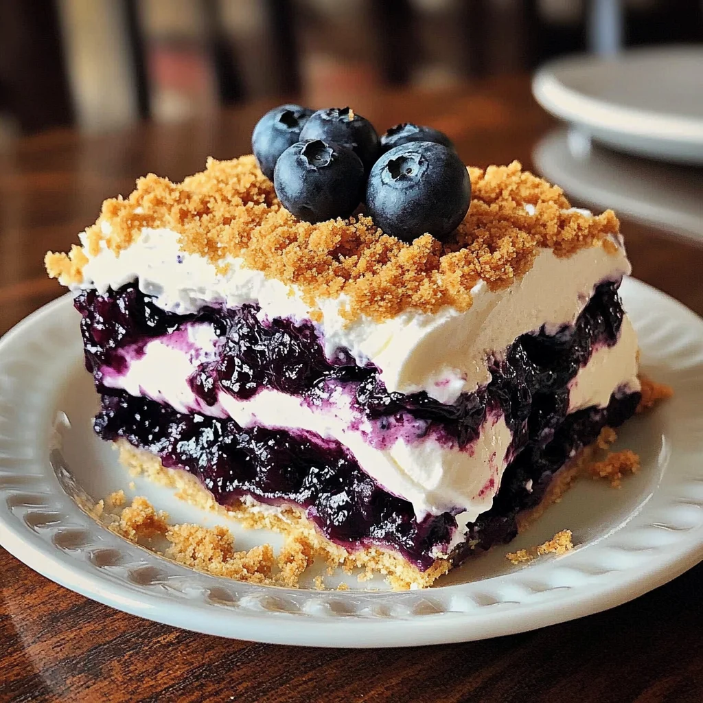 No-Bake Blueberry Yum Yum